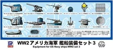 Pit Road 1/700 Skywave Series World War II US Navy Ship Equipment Set 3 Boats