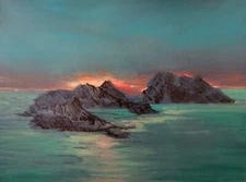 "One True Love" Oil on canvas By Ivan Trifonoff Listed Artist 16x20 