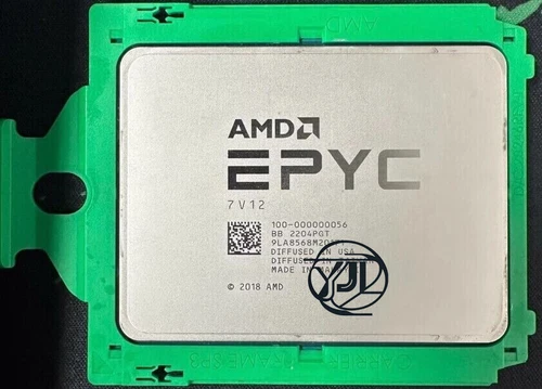 Unlocked AMD EPYC 7V12 SP3 24 Cores 48 Threads 2.9GHz 128MB L3 Cache 180W CPU