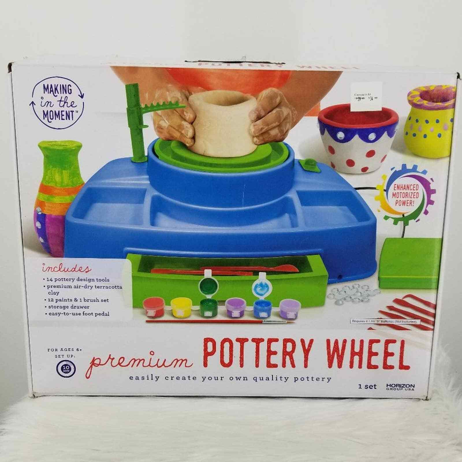 Premium Pottery Wheel Set Kids Pottery Set 