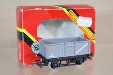 HORNBY R217 BR GREY STEEL SIDED MINERAL WAGON B75201 BOXED oj