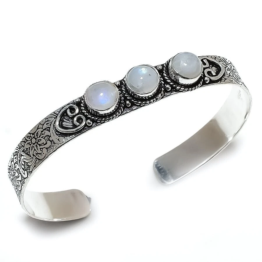 Moonstone cuff cheap bracelet