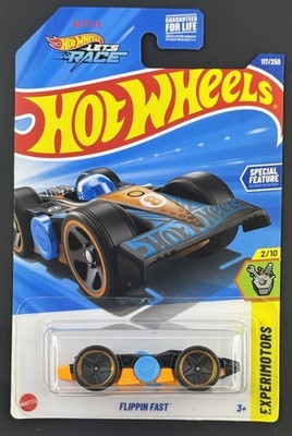 Hot Wheels Flippin Fast 1:64 Diecast Experimotors 2/10 New