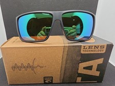 Costa Del Mar RINCON II 580G Matte Black 580G Green Glass Mirror Lens Polarized