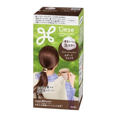 Kao LIESE Soft Creamy Bubble Foam Hair Color Prettia Dying Kit - Made in Japan