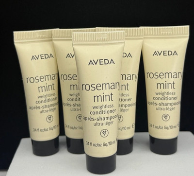 Aveda Rosemary Mint Weightless Conditioner 0.34 oz 10 ML LOT OF 5 NW-O BOX 