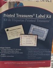 Kit de etiquetas de tesoros impresos Fons & Porter 10 hojas CD defecto imprimible por inyección de tinta