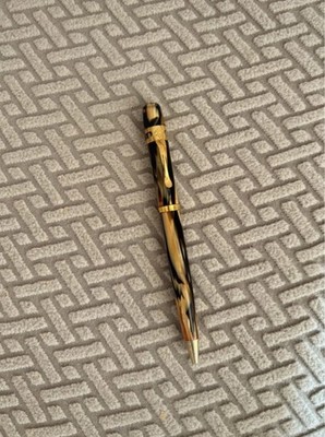 Sammlerstück Kugelschreiber Visconti Ragtime in Gold-Schwarz