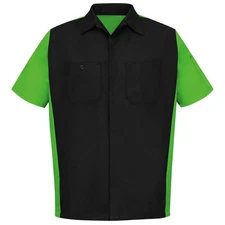 Red Kap Men's Short Sleeve Two-Tone Crew Shirt
