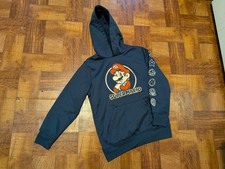 Nintendo Super Mario Mario Kart Pullover Hoodie Navy Blue Boys Small