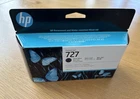 HP 727 Matte Black Original B3P22A DesignJet 130ml Ink Cartridge - Unopened NEW!