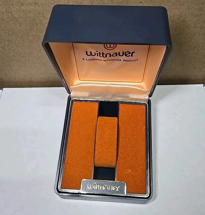 Muito raro! Relógio Wittnauer Futurama caixa interna e externa, excelente estado  - Imagem 4 de 4