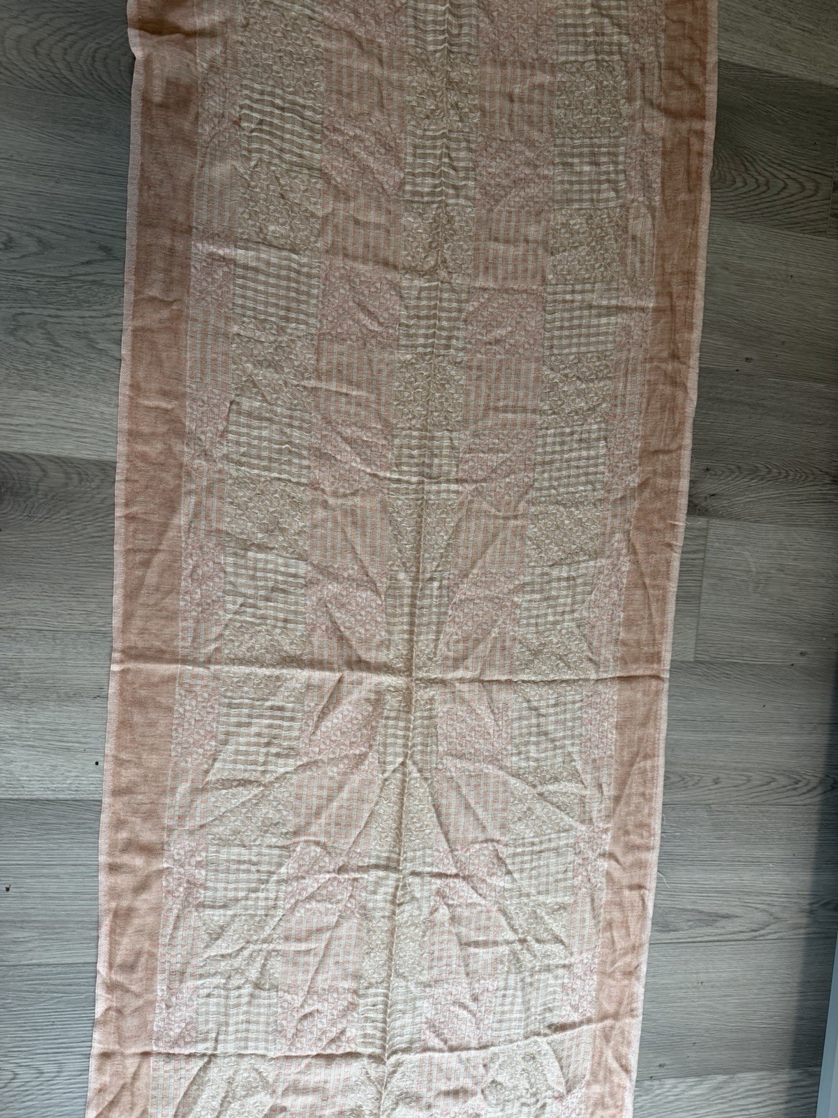 Peruvian Connection Checkered Wavy Pattern Pink C… - image 6