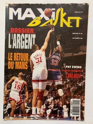 MAXI BASKETBALL NR. 90 NOVEMBER 1990 PATRICK EWING NEW YORK NETS