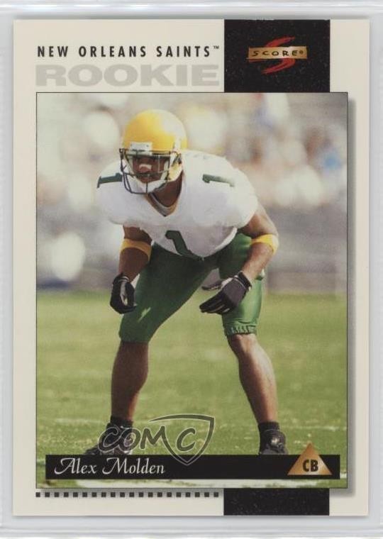 1996 Score Rookie Alex Molden #234 Rookie RC 14m3