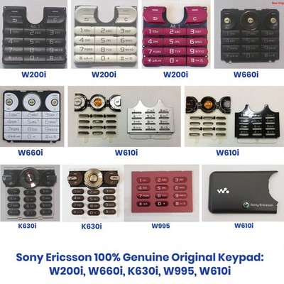 100% Original Sony Ericsson W200i W660i K630i W995 W610i Tastatur Gehäuse