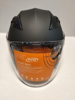 Motorradhelm VINZ Calobra Jethelm mit Sonnenblende und Visier | Roller Helm XXL