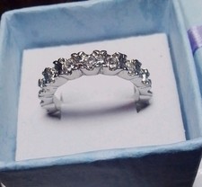 Anello Eternity Nuovo Misura 7 Americana