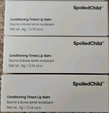 BRAND NEW Lot of 3 Spoiled Child Conditioning Tinted Lip Balm in Natural Pink