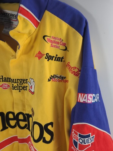 Petty Racing Bobby Labonte #43 Cheerios Wateree Jacket Nascar Men's M Vintage - Picture 2 of 5