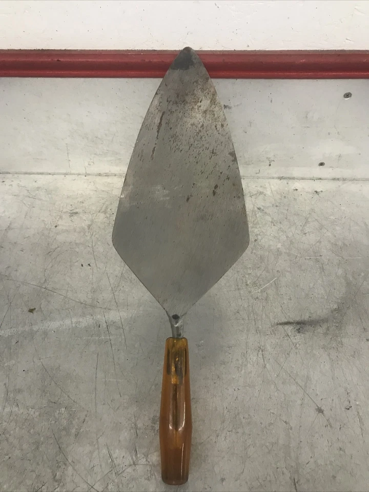 Paleta de ladrillo con mango de plástico W. Rose RO1416-13 13”x5-3/8” nueva hecha en EE. UU. Foto 4 de 4