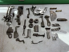 Mixed Lot Unmarked Sewing Machine Attachments, Parts and Accessories