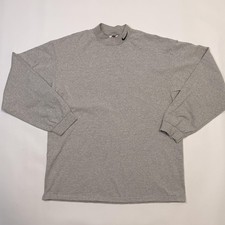 Vintage Nike Sweatshirt Mens XL Mock Neck Long Sleeve Pullover Made USA 90s
