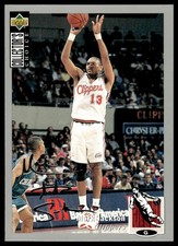 1994-95 Collector's Choice #113 Mark Jackson Silver Signature Clippers NM+