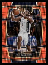 2021-22 Panini Select #6 T.J. Warren Orange Flash Prizms