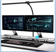 Desk Lamp with Clamp, 31.5" LED Desk Lamp for Home Office, 24W Gesture Sensing C