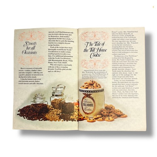 Sweet Treats Recipes from Nestle Cookbook Tollhouse Cookies - Picture 2 of 4