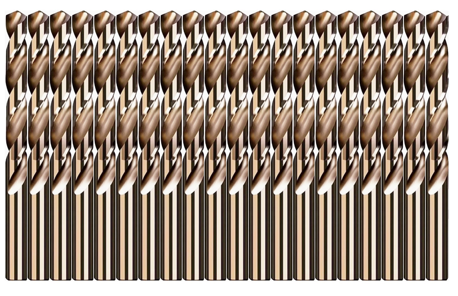 Cobalt Drill Bit 5/32" M35 HSS Jobber Twist Drill Metal Steel DIY Tool Set-20pcs