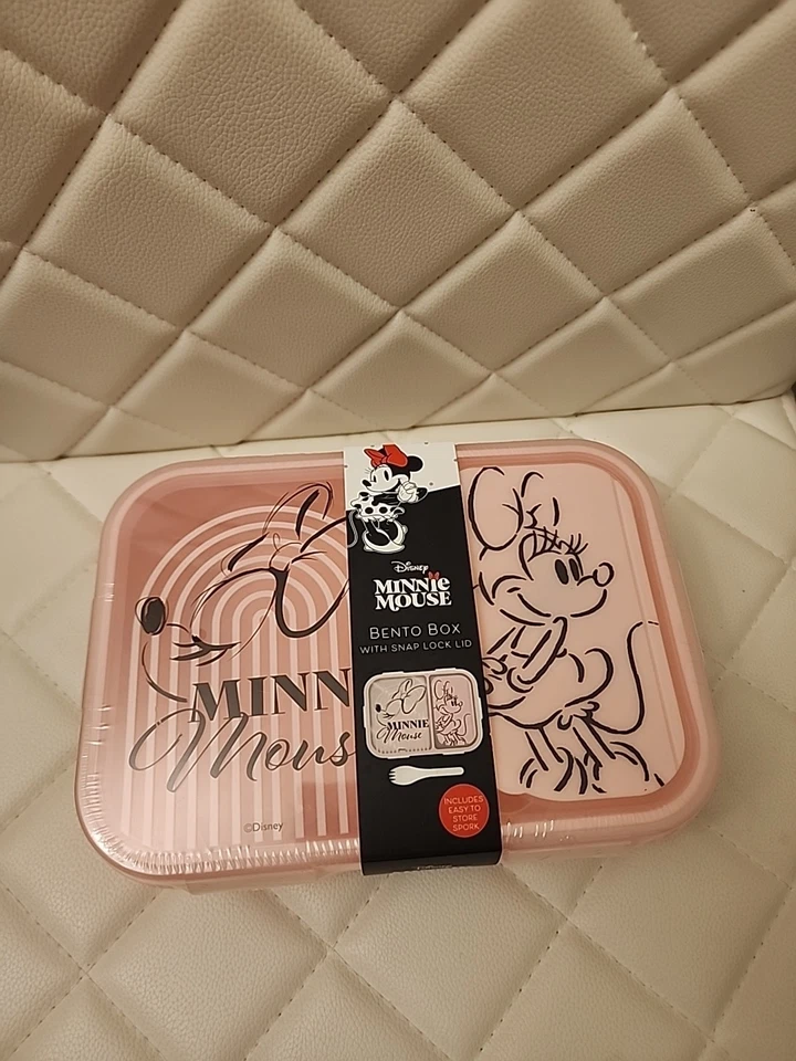 Caja Bento Disney Minnie Mouse con tapa de bloqueo a presión Foto 4 de 4