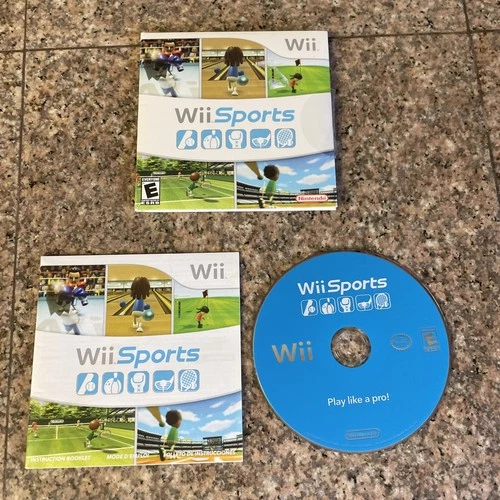 Wii Sports Nintendo Game With Disc, Sleeve & Manual