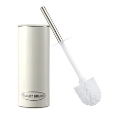 Motifeur Bathroom Accessories Ceramic Toilet Brush Set - Toilet Bowl Brush an...