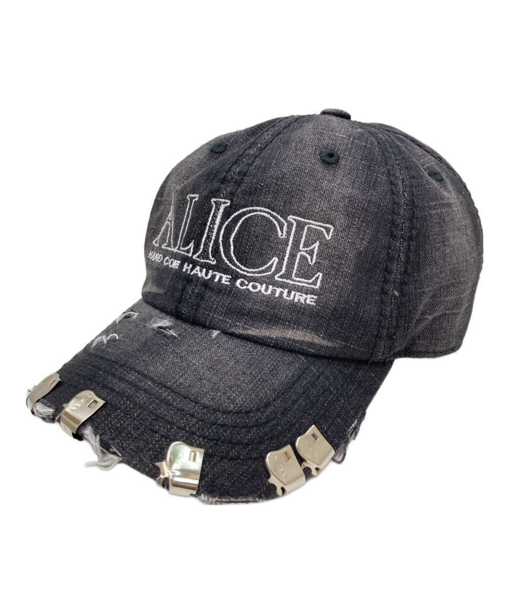 帽子 ALICE HOLLYWOOD CAP BLK BLK ALICE HOLLYWOOD SS25 TOKYO EXCLUSIVE ATELIER 2.0 CAP / BLACK