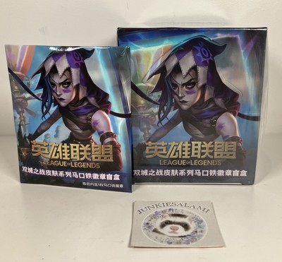 Kaleidos League of Legends Arcane CG Tinplate Badge Blind Box Case