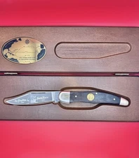 VINTAGE NEW 1992 BOKER GERMANY CHRISTOPHER COLUMBUS SANTA MARIA FOLDING HUNTER