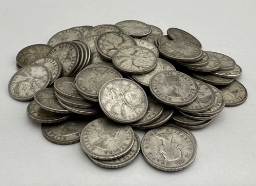 $20 Face Pre-1968 Canada Quarter 80% Silver Canadian 25c Coins - 12 oz ASW