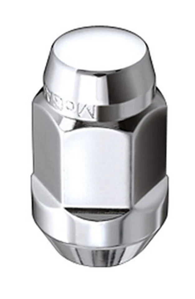4 tuercas de rueda universales MCGARD 1/2-20 rosca abultada cono asiento 3/4 hexagonal CROMO Foto 2 de 4