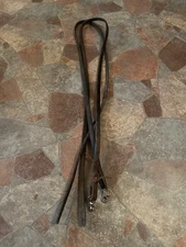 South Texas Tack Heavy Split Training Reins 7 Ft. With Eye Snaps