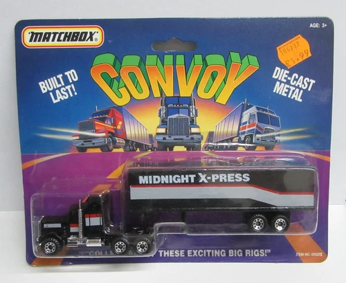 Matchbox Convoy CY-9 Kenworth Aerodyne "Midnight X-Press" - Scarce Packaging