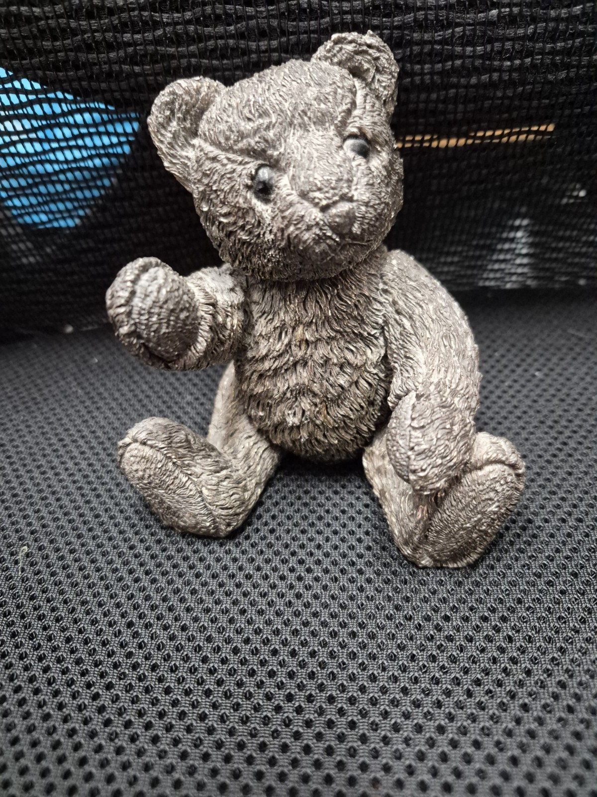 country artists hallmarked filled sterling silver bear [wg]