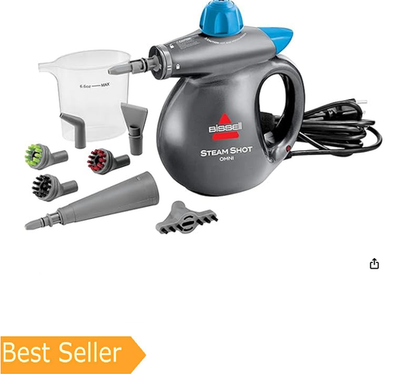 #ad BISSELL Steam Shot Omni Pressurized Handheld Multi Surface Natural Portable $43.99