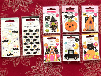YOU CHOOSE - LAST ONES HALLOWEEN DOODLEBUG SHAPE SPRINKLES & DOODLE & BELLA-POPS