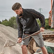 Scruffs Harbour Black Micro Fleece Jacket - Trade Workwear - ( S- XXXL )