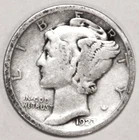 1923-P Mercury Dime - Fine - #3897ED FREE SHIPPING