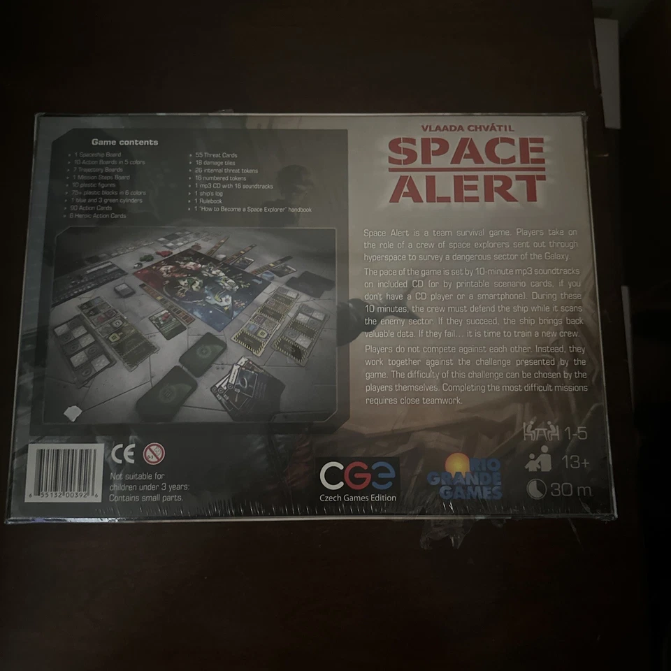 SPACE ALERT Board Game - Rio Grande Games - New & Sealed - Image 2 of 3