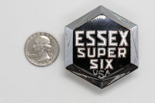 Original 1930 1931 Essex Super Six Radiator Emblem Badge - Vintage - Bild 4 von 11