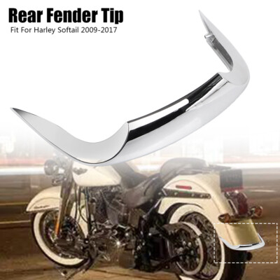Rear Fender Tip Trim Chrome Fit For Harley Softail Deluxe FLSTN Slim FLS Fat Boy